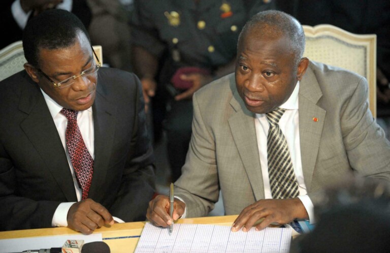 Laurent Gbagbo et Pascal Affi N'Guessan