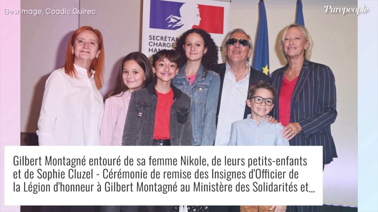 [Vidéo] Gilbert Montagné avec Nikole et leurs petits enfants pour une soirée très spéciale