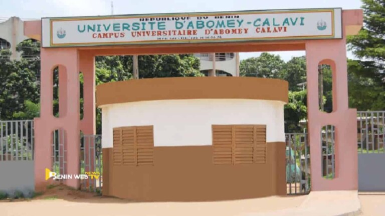 Portail principal de l'UniversitÃ© d'Abomey-Calavi (UAC)