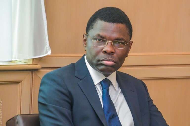 Joseph DjogbÃ©nou, nouveau prÃ©sident de l'Union Progressiste. @PrÃ©sidence du BÃ©nin