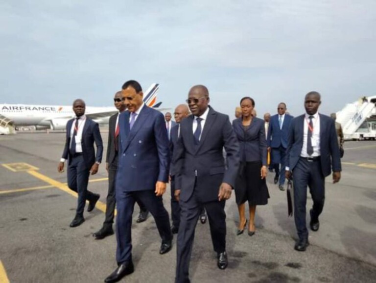 ArrivÃ©e du prÃ©sident Mohamed Bazoum au BÃ©nin