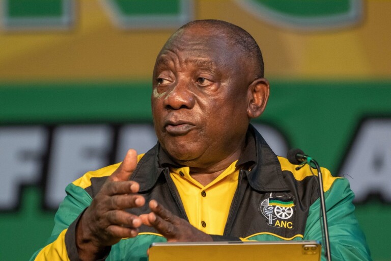 Le prÃ©sident sud-africain, Cyril Ramaphosa