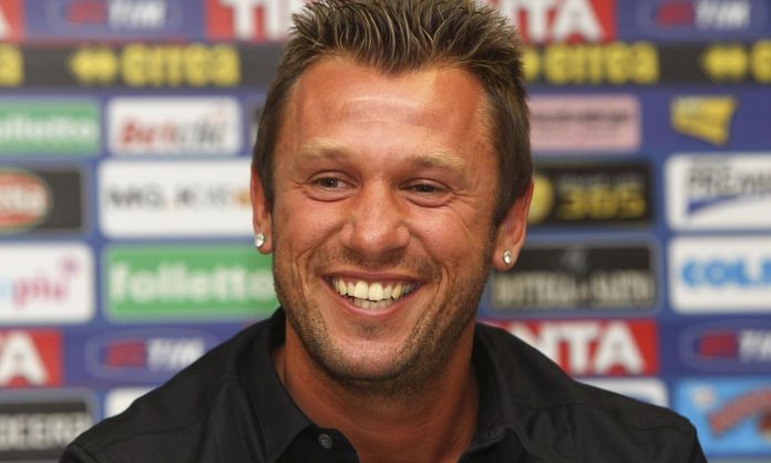 Antonio Cassano, ancien international italien