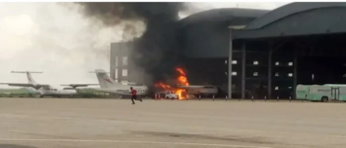 Nigeria: un puissant incendie s'est dÃ©clarÃ© Ã  l'aÃ©roport international Murtala Muhammed