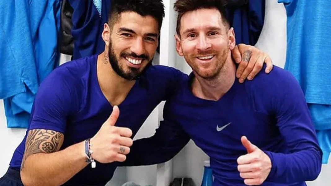 Luis Suarez et Lionel Messi