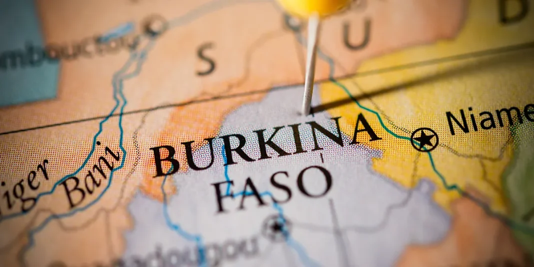 La carte du Burkina Faso