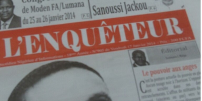 Niger : le directeur du quotidien «Â l’EnquêteurÂ » interpellé