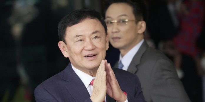 L'ancien Premier ministre ThaÃ¯landais, Thaksin Shinawatra