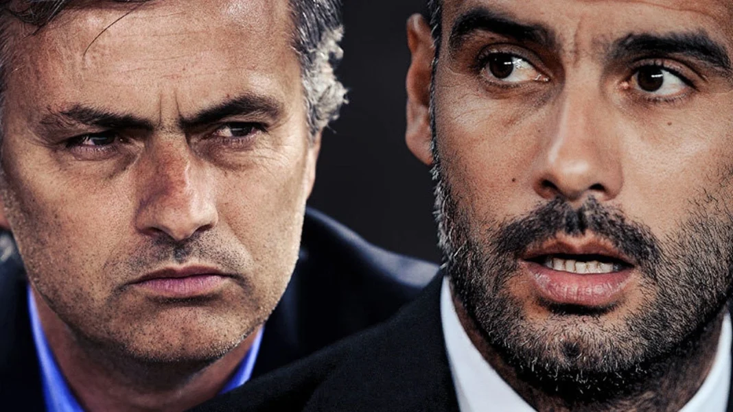 JosÃ© Mourinho et Pep Guardiola